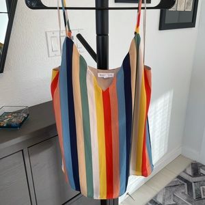 Socialite rainbow striped camisole (Nordstrom rack)